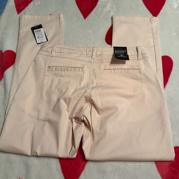 NWT Volcom  Pants Womens Sz 29 Fix Waist Slim Straight Regular Fit - Picture 4 of 15
